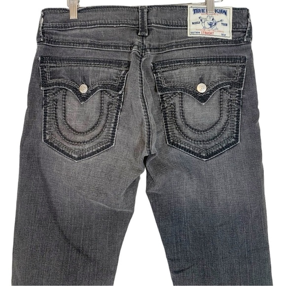 True Religion Straight Leg Mega T Jeans Size 36 - Picture 5 of 10